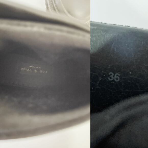 RAG & BONE Compass Rubber Hiking Rain Booties in Black Size 6 - Picture 14 of 16